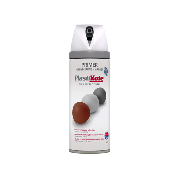 PlastiKote PKT25000 Twist & Spray Primer White 400ml