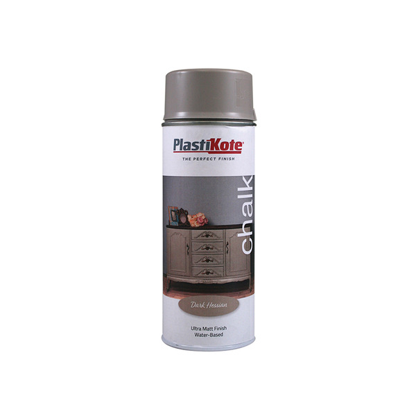 PlastiKote PKT27102 Chalk Finish Spray Dark Hessian 400ml
