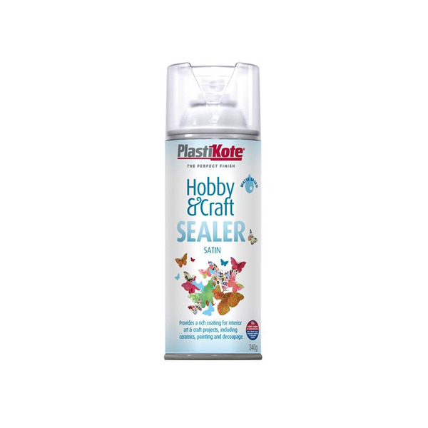 PlastiKote PKT4142 Hobby & Craft Sealer Spray Clear Satin 400ml