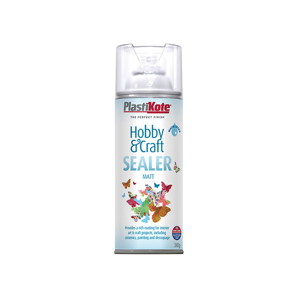 PlastiKote PKT4143 Hobby & Craft Sealer Spray Clear Matt 400ml