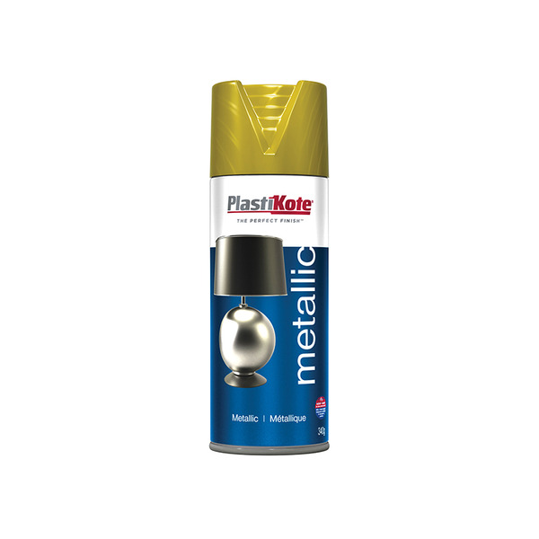 PlastiKote PKT454 Metallic Spray Brass 400ml