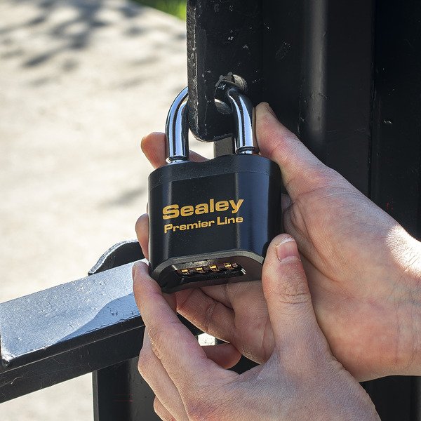 Sealey PL603 Premier&trade; Steel Body Combination Padlock 62mm