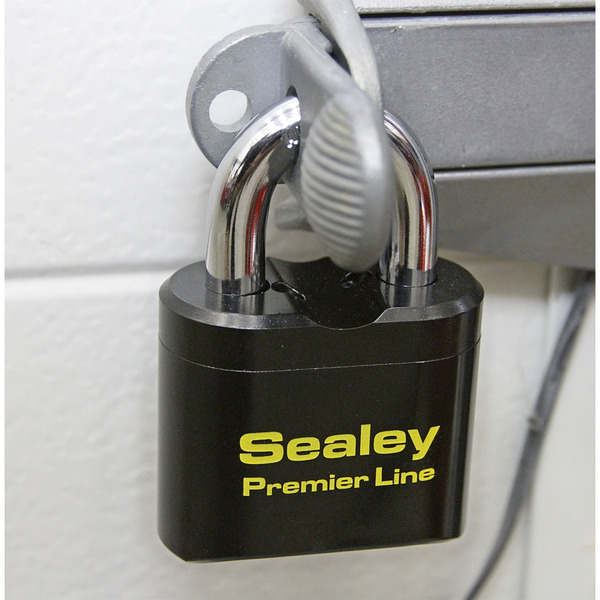 Sealey PL603 Premier&trade; Steel Body Combination Padlock 62mm