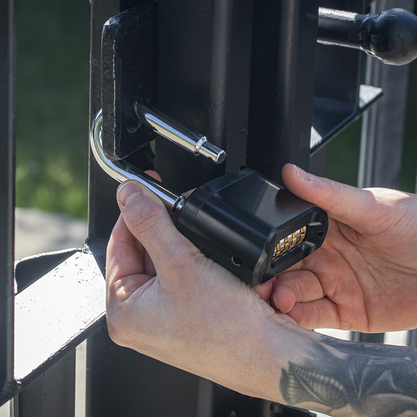 Sealey PL603L Premier&trade; Steel Body Combination Padlock Long Shackle 62mm