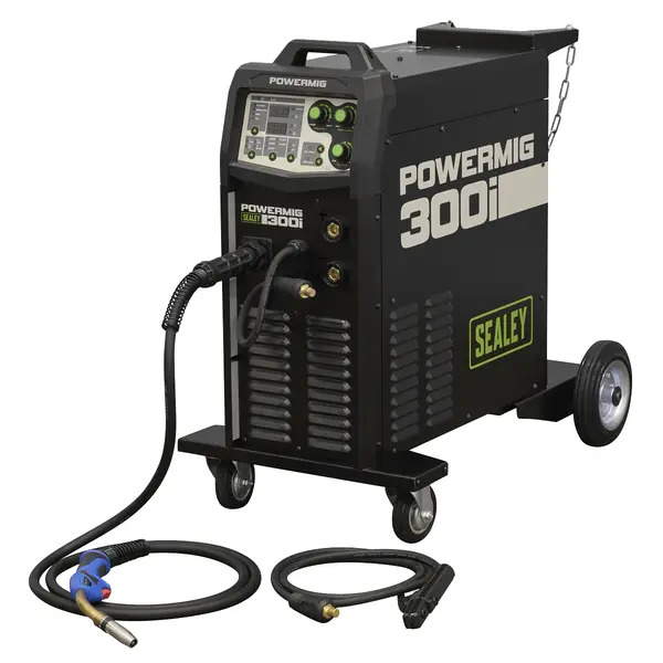 Sealey POWERMIG300i 300A Professional Gas/Gasless MIG/TIG/MMA Inverter Welder 400V 3ph