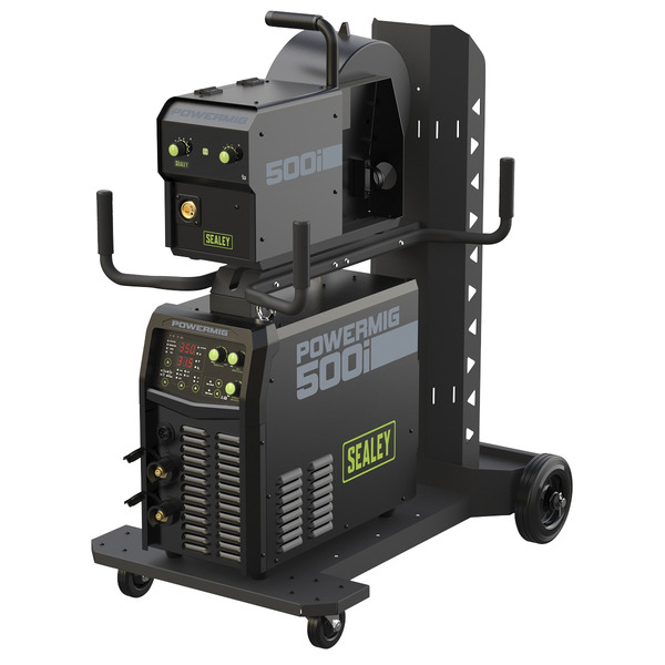 Sealey 500A Professional Gas/Gasless MIG/TIG/MMA Inverter Welder With Portable Wire Feeder 400V 3ph