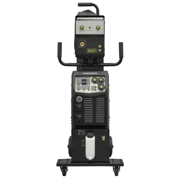 Sealey POWERMIG500Wi 500A Professional Gas/Gasless MIG/TIG/MMA Inverter Welder with Portable Wire Feeder & Water Cooler 400V 3ph