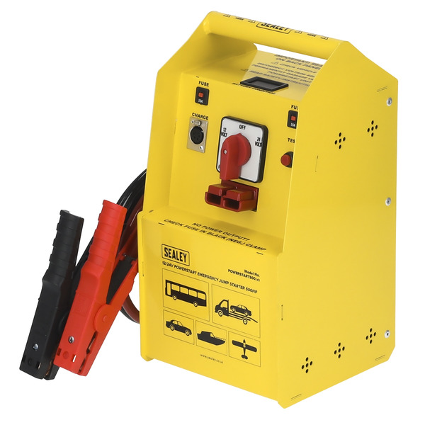 Sealey 12/24V Emergency Jump Starter 500hp Start