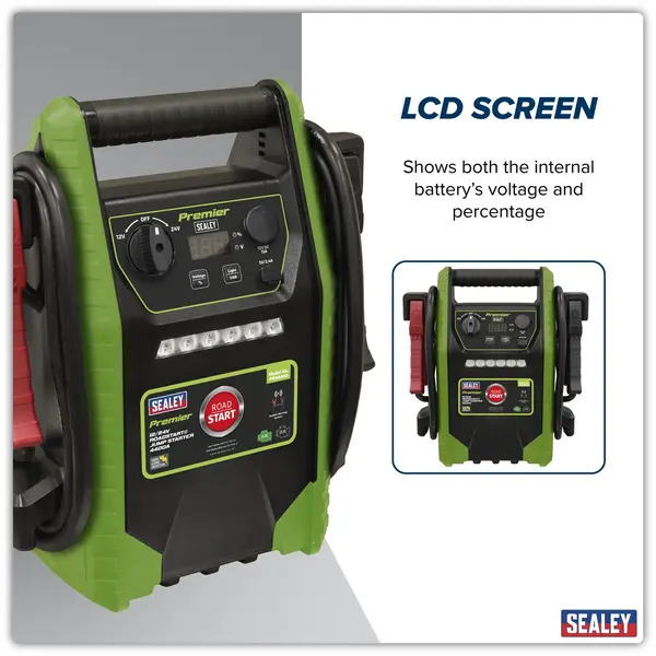 Sealey PRS4400 Premier 12/24V RoadStart&reg; Jump Starter 4400A Peak Amps