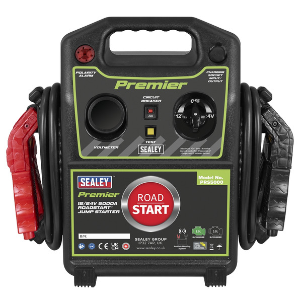 Sealey PRS5000 12/24V Premier RoadStart® Jump Starter 5000A