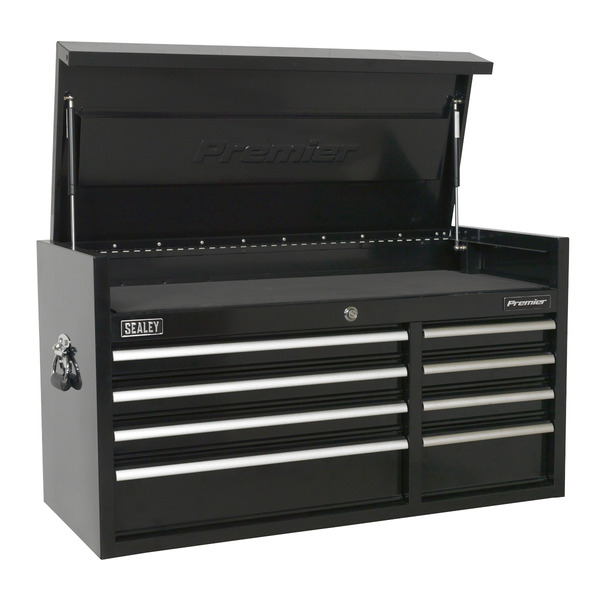 Sealey Premier™ Heavy-Duty Extra-Wide Topchest 8 Drawer 1040mm - Black