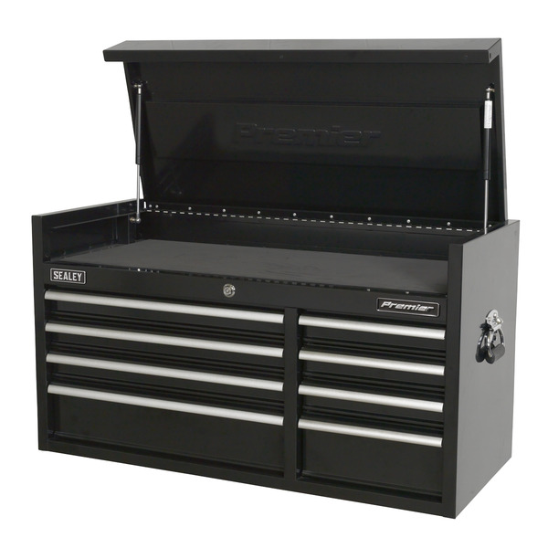 Sealey Premier™ Heavy-Duty Extra-Wide Topchest 8 Drawer 1040mm - Black