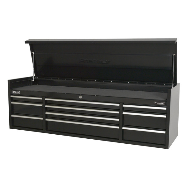 Sealey Premier™ Heavy-Duty Extra-Wide Topchest 10 Drawer 1830mm - Black