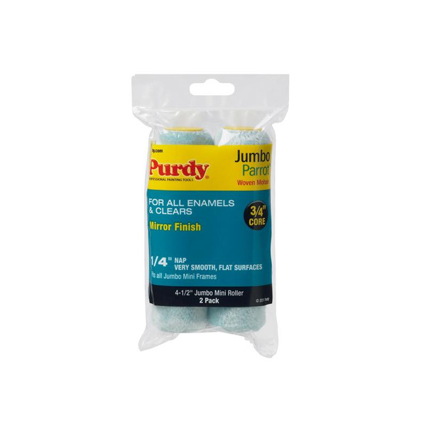 Purdy® PUR140624040 Parrot Jumbo Mini Roller Sleeve 114 x 19mm (4.1/2 x 3/4in) (Pack 2)