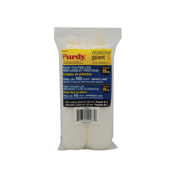 Jumbo Mini White Dove™ Sleeve 165 x 19mm (6.1/2 x 3/4in) (Pack 2)