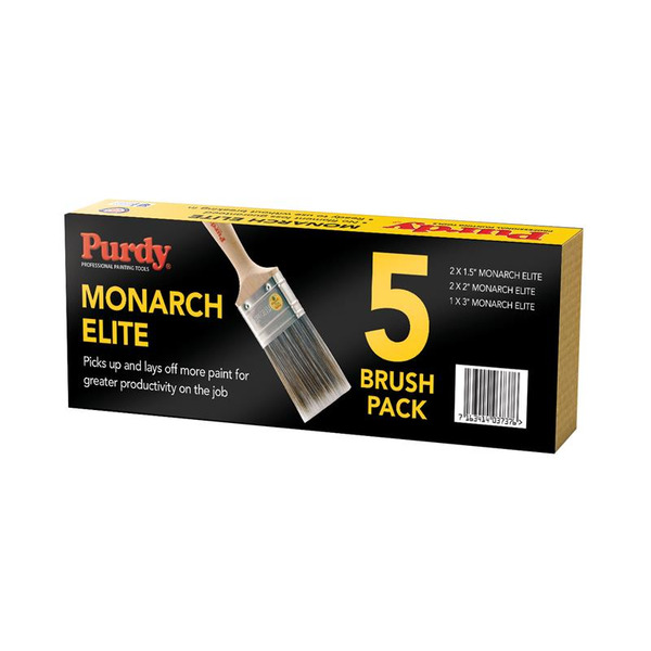Monarch™ Elite™ Paint Brush Set, 5 Piece