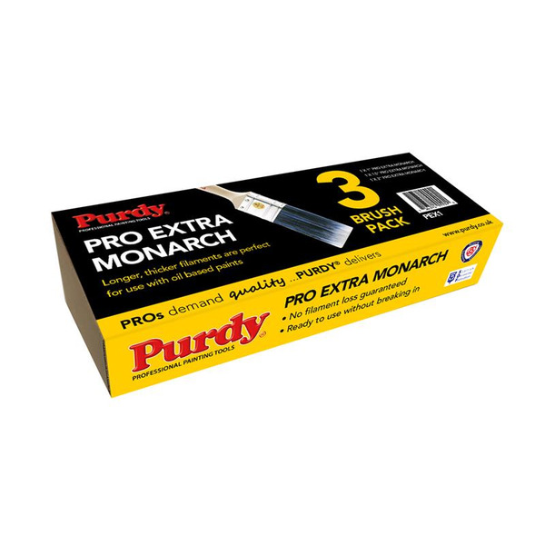 Purdy® PURPEX1 Pro-Extra® Monarch™ Brush Set, 3 Piece