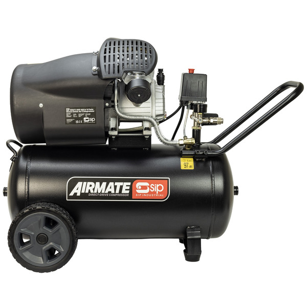 SIP DDVT 3hp 50ltr V-Twin Direct Drive Compressor - 05325