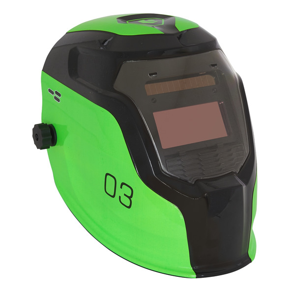 Sealey PWH3 Auto Darkening Welding Helmet Shade 9-13 - Green