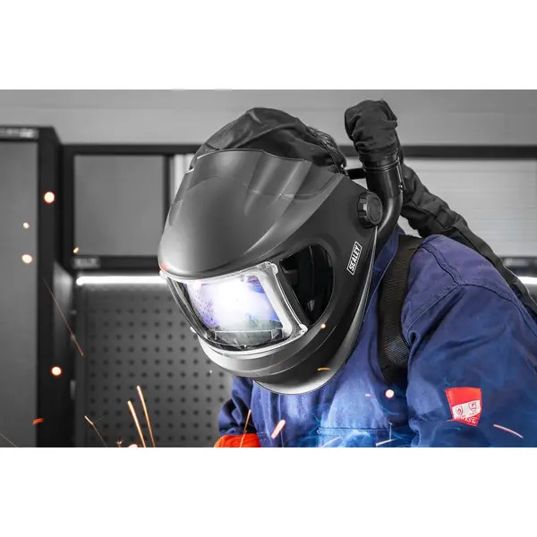 Sealey PWH618 Auto Darkening Welding Helmet with TH3 Powered Air Purifying Respirator (PAPR)