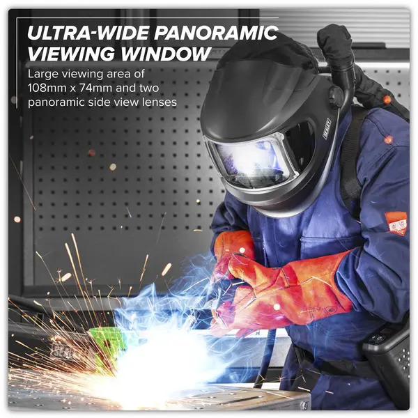 Sealey PWH618 Auto Darkening Welding Helmet with TH3 Powered Air Purifying Respirator (PAPR)