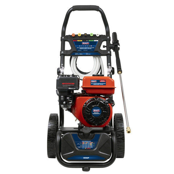 Sealey PWM2500SP Self-Priming Pressure Washer 220bar 540L/hr 6.5hp - Petrol