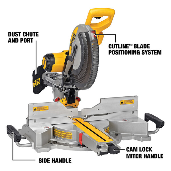 DeWalt DWS780-GB 240v 305mm Compound Slide Mitre Saw
