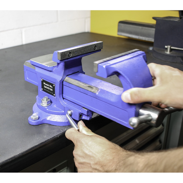 Sealey QAVE125 Quick Action SG Iron Vice with Swivel Base 125mm