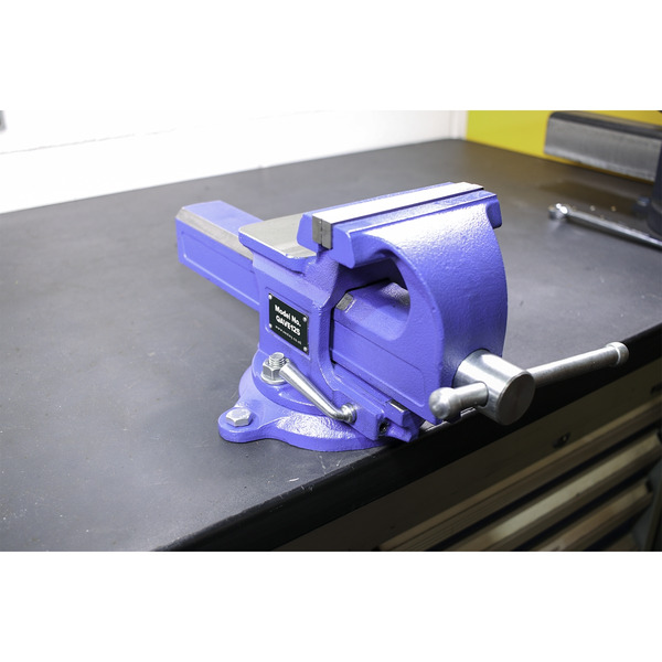 Sealey QAVE125 Quick Action SG Iron Vice with Swivel Base 125mm