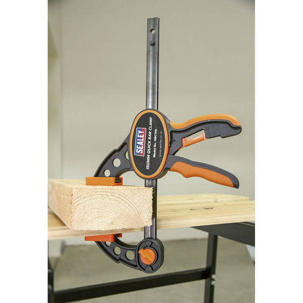 Sealey QBC1502 Quick Bar Clamp Set 150mm 2pc