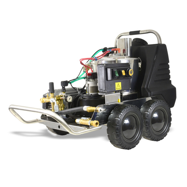 V-TUF RAPID MSH 240v Professional Hot Water Industrial Mobile Pressure Washer - 120Bar, 9L/min
