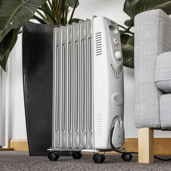 Sealey RD1500 7-Element Oil Filled Radiator 1500W/230V