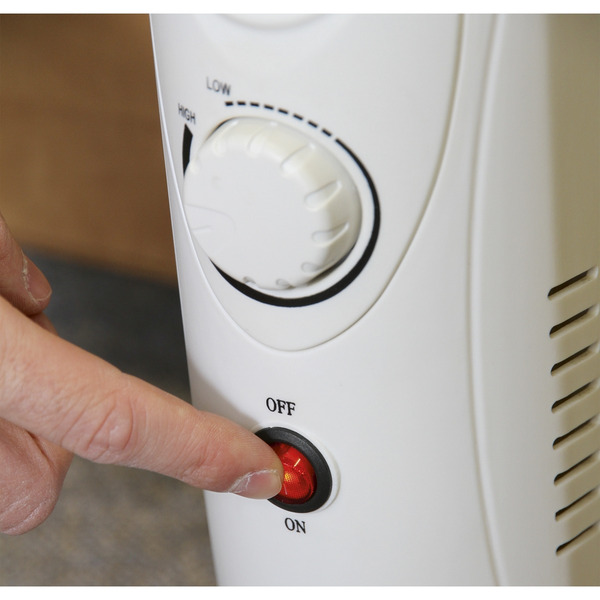 Sealey RD800 6-Element Oil-Filled Mini Radiator 800W/230V