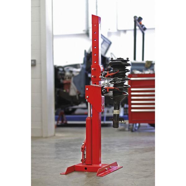 Sealey Hydraulic Coil Spring Compressing Station with Gauge 2000kg Capacity