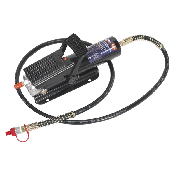 Sealey Air Hydraulic Pump with Hose 10 Tonne