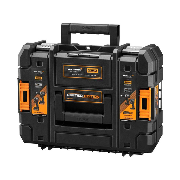 DeWalt DWST1-70703M  x McLaren F1 TSTAK Suitcase Flat Top Tool Storage Box