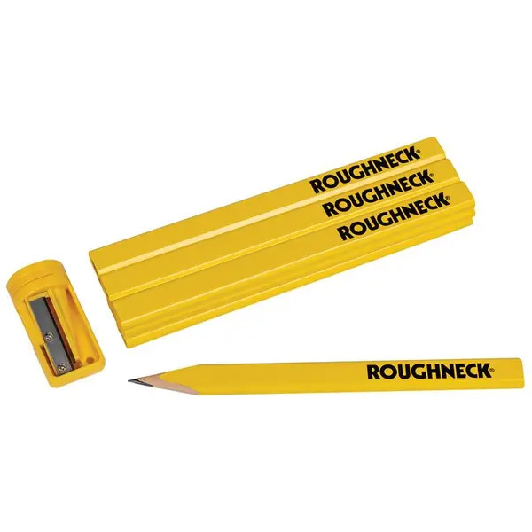 Roughneck ROU44110 Carpenters Pencils (10) with Sharpener
