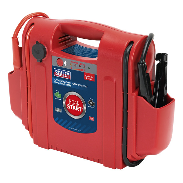 Sealey RS1 RoadStart&reg; 12V Emergency Jump Starter 1000 Peak Amps