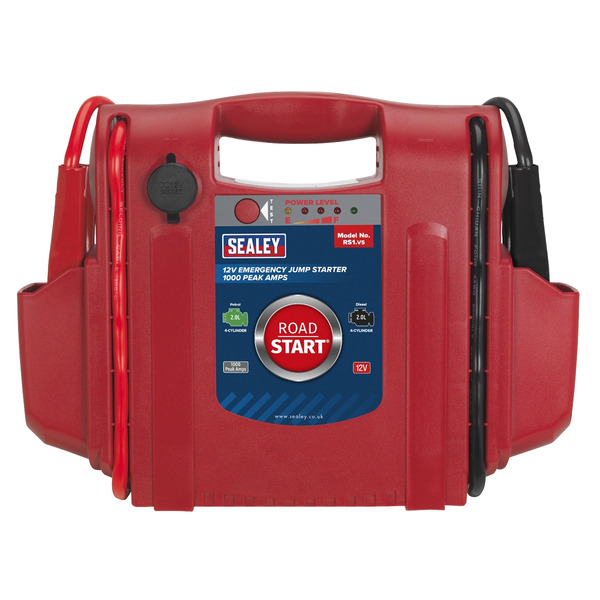 Sealey RS1 RoadStart&reg; 12V Emergency Jump Starter 1000 Peak Amps