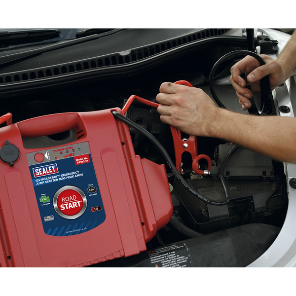 Sealey RoadStart® 12V Emergency Jump Starter 1600 Peak Amps