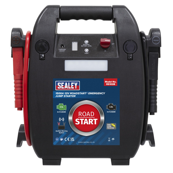 Sealey RoadStart® 12V Emergency 6-Cylinder Jump Starter 3.5L
