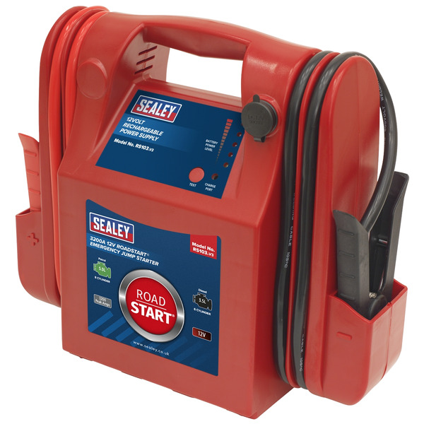 Sealey RoadStart® 12V Emergency Jump Starter 3200 Peak Amps