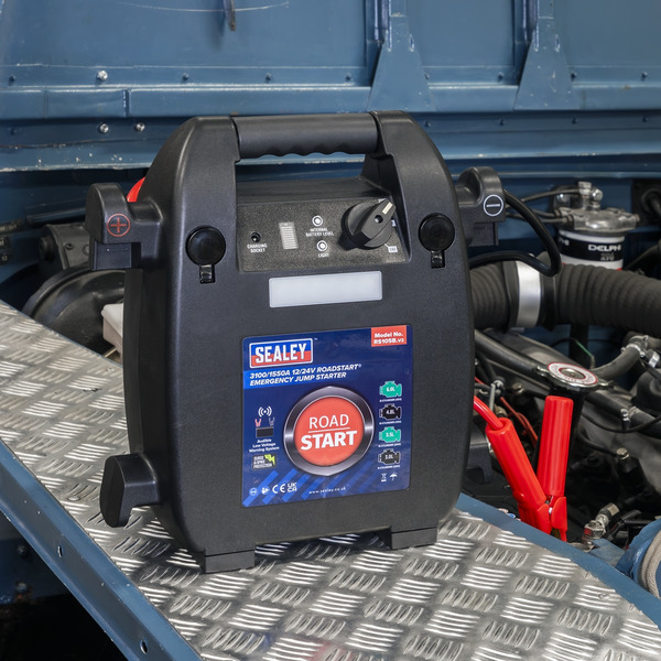 Sealey RoadStart® 12/24V Emergency 8-Cylinder Jump Starter 6L