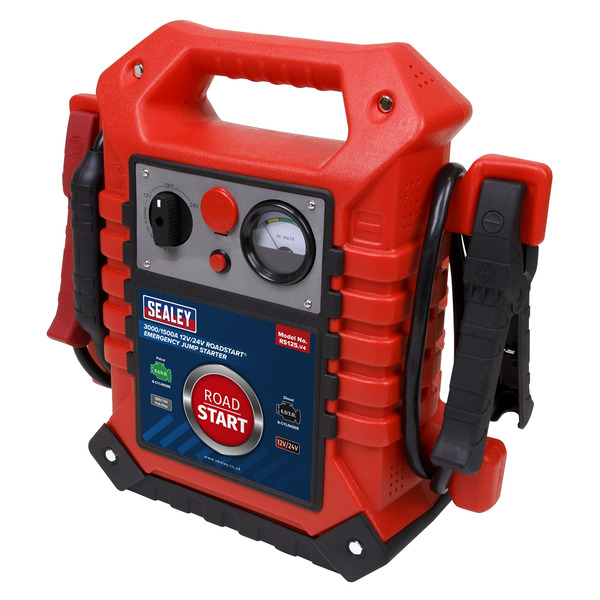 Sealey RoadStart® 12/24V Emergency Jump Starter 3000/1500 Peak Amps