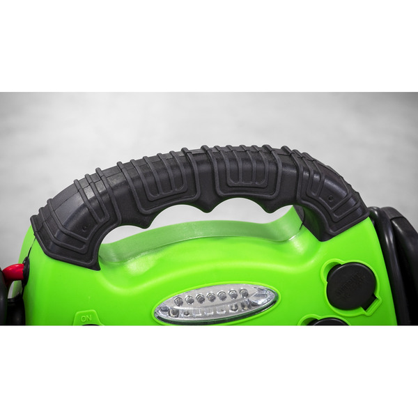 Sealey RS1312HV RoadStart&reg; 12V Emergency Jump Starter 900 Peak Amps - Hi-Vis Green