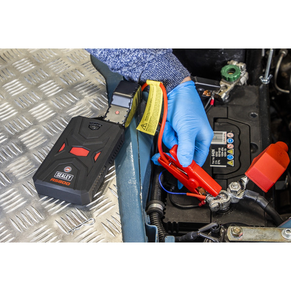 Sealey RS600 RoadStart&reg; 12V Lithium-ion Jump Starter Power Pack 600A