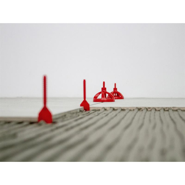 RUB35947 RUBI TILING TOOLS CYCLONE LEVEL SYSTEM Flat Base 3mm (300)