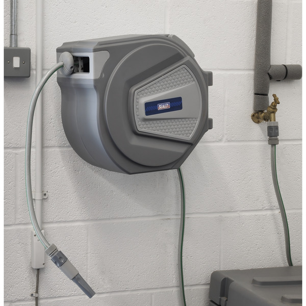Sealey RWH30 Auto-Rewind Control Garden Hose Reel 30m
