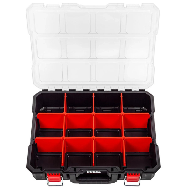 Excel 32122 2-in-1 Tool Organiser Portable Storage with Dividers