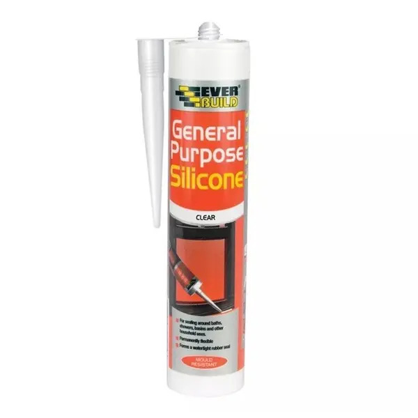 Sika 482390 Everbuild General Purpose Silicone Clear 280ml